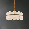 Alabaster Cloudscape Chandelier with 1/2 layer - Camilalamps - Alaba - 1709 - 1 lay - 3