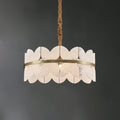 Alabaster Cloudscape Chandelier with 1/2 layer - Camilalamps - alaba-11709-11 lay-13