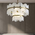Alabaster Cloudscape Chandelier with 1/2 layer - Camilalamps - Alaba - 1709 - 3 lay - 7