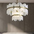 Alabaster Cloudscape Chandelier with 1/2 layer - Camilalamps - alaba-11709-13 lay-17