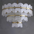 Alabaster Cloudscape Chandelier with 1/2 layer - Camilalamps - alaba-11709-13 lay-17