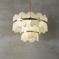 Alabaster Cloudscape Chandelier with 1/2 layer - Camilalamps - alaba-11709-12 lay-15
