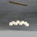 Alabaster Cubic Linear Chandelier - Camilalamps - Alabas - 00662