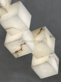 Alabaster Cubic Linear Chandelier - Camilalamps - alabas-100662