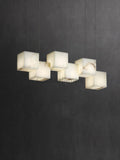 Alabaster Cubic Linear Chandelier - Camilalamps - alabas-100662
