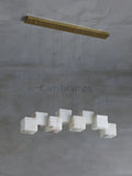 Alabaster Cubic Linear Chandelier - Camilalamps - alabas-100662