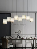 Alabaster Cubic Linear Chandelier - Camilalamps - Alabas - 00661