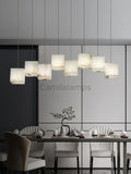 Alabaster Cubic Linear Chandelier - Camilalamps - alabas-100661