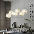 Alabaster Cubic Linear Chandelier - Camilalamps - Alabas - 00651