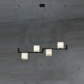 Alabaster Cubic Linear Island Chandelier - Camilalamps - CaC-1aLB-12
