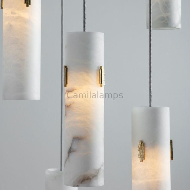 Alabaster Deco 12 - Light Cluster Chandelier - Camilalamps - Alaba - 1295 - 1