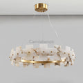 Alabaster Halo Chandelier 23.6''31.5'' - Camilalamps - alaba-11860-1Codel-1Brass-13