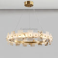 Alabaster Halo Chandelier 23.6''31.5'' - Camilalamps - alaba-11860-1Codel-1Brass-13