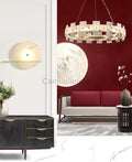 Alabaster Halo Chandelier 23.6''31.5'' - Camilalamps - alaba-11860-1Codel-1Brass-13