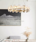 Alabaster Halo Chandelier 23.6''31.5'' - Camilalamps - alaba-11860-1Codel-1Brass-13