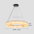 Alabaster Halo Ring Chandelier - Camilalamps - Ca-1LI2024-1C5554