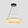 Alabaster Halo Ring Chandelier - Camilalamps - CA - LI2024 - C5554