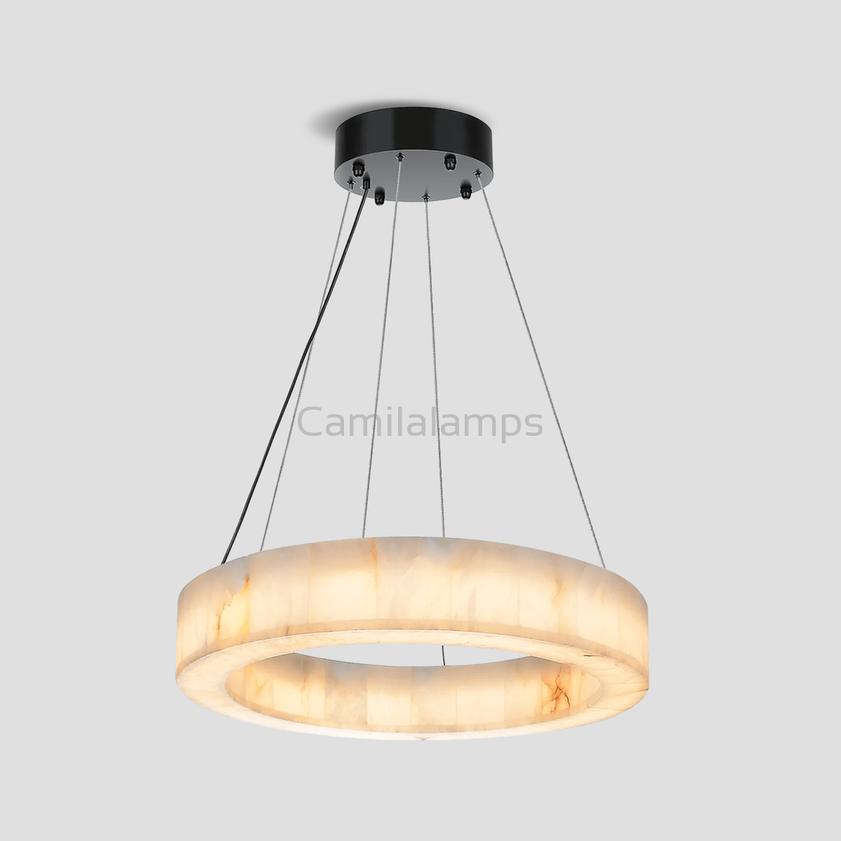 Alabaster Halo Ring Chandelier - Camilalamps - Ca-1LI2024-1C5554