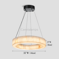 Alabaster Halo Ring Chandelier - Camilalamps - Ca-1LI2024-1C5554