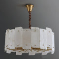 Alabaster Lorry Round Chandelier 20