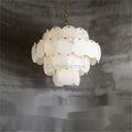 Alabaster Magnolia Multi - Tiered Round Chandelier - Camilalamps - alaba-11298-14 Lay-13
