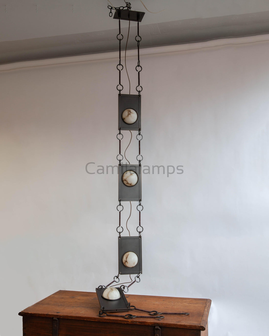 Alabaster Mina Drop Chandelier - Camilalamps - Ca-1Cin-1101