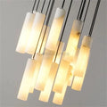 Alabaster Modern Cylindrical Round Chandelier 79