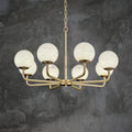 Alabaster Modern Global Dining Chandelier - Camilalamps - alaba-11368-16 Lig-11