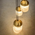 Alabaster Modern Staircases Pendant Chandelier - Camilalamps - Alaba - 808