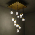 Alabaster Modern Staircases Pendant Chandelier - Camilalamps - Alaba - 808