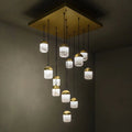 Alabaster Modern Staircases Pendant Chandelier - Camilalamps - alaba-1808