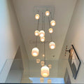 Alabaster Modern Staircases Pendant Chandelier - Camilalamps - Alaba - 808