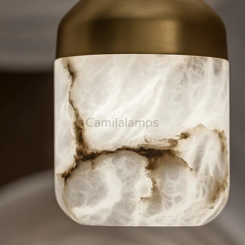 Alabaster Modern Staircases Pendant Chandelier - Camilalamps - Alaba - 808
