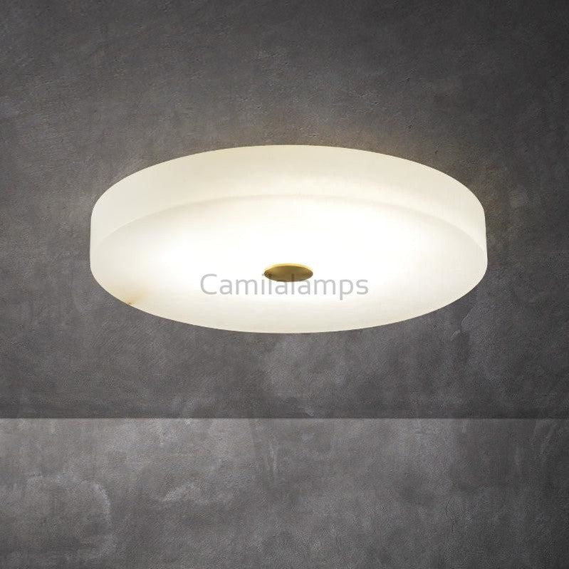 Alabaster Round Led Flushmount 11.8" 15.7" 19.7" - Camilalamps - Alaba - 325