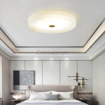 Alabaster Round Led Flushmount 11.8" 15.7" 19.7" - Camilalamps - Alaba - 325