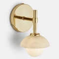 Alabaster Shade Greenwich Wall Sconce - Camilalamps - CAARHWS - 2561812