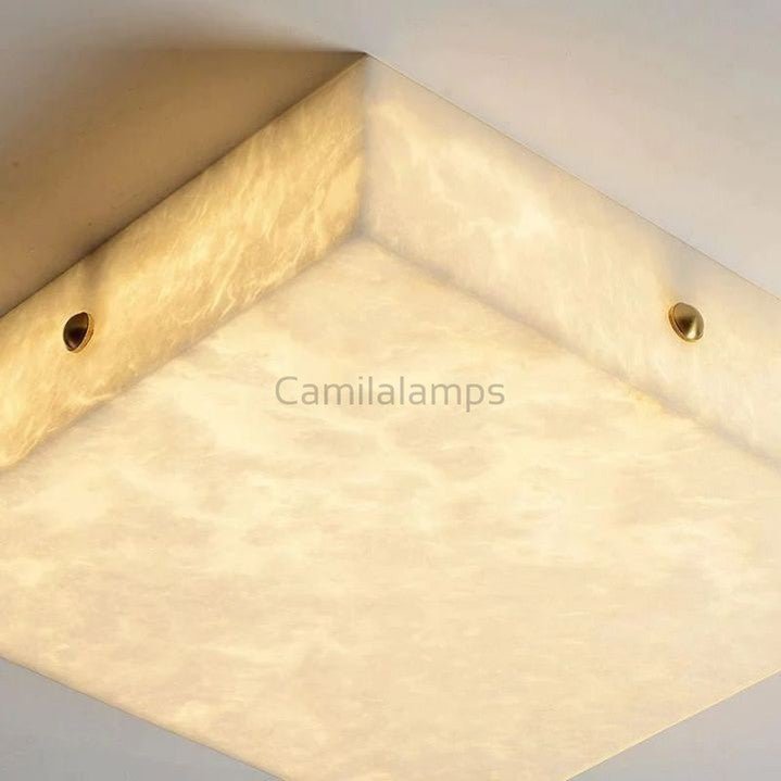 Alabaster Square Flushmount - Camilalamps - CA - AL2023 - C1092