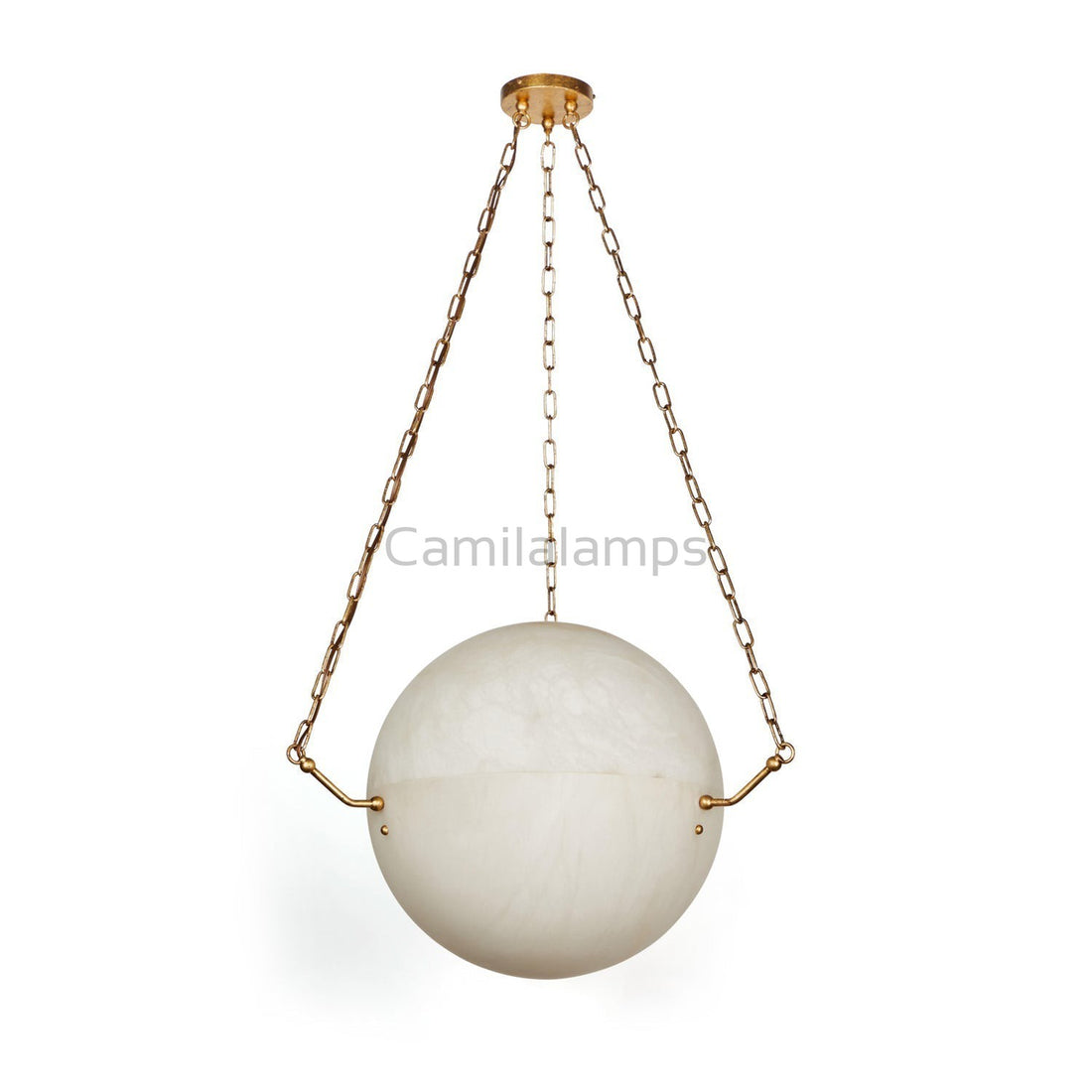 Alabaster Suspension Modern Elegant Chandelier - Camilalamps - CAM - ALB - 9033