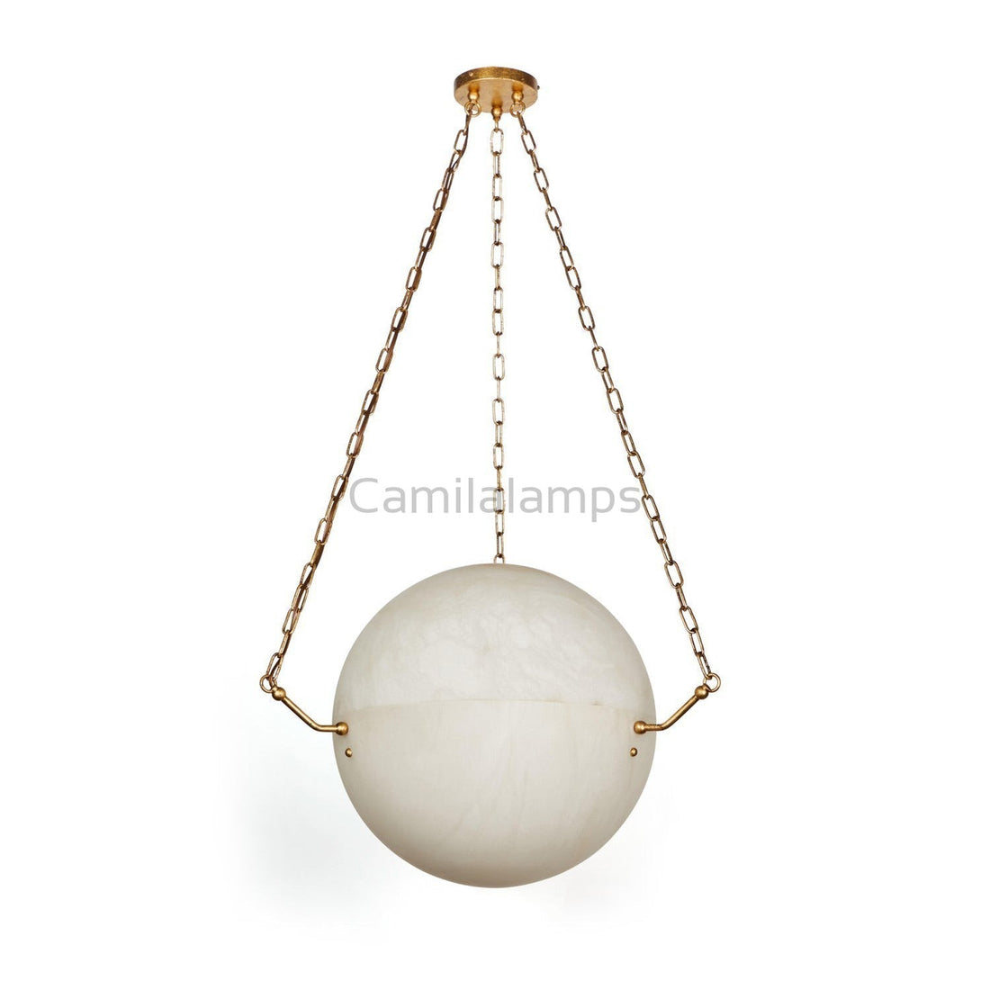 Alabaster Suspension Modern Elegant Chandelier - Camilalamps - CaC-1aLB-19033
