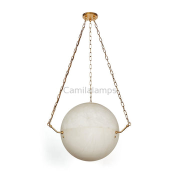 Alabaster Suspension Modern Elegant Chandelier - Camilalamps - CaC-1aLB-19033