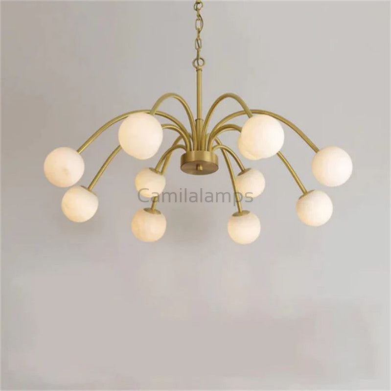 Alabaster Vintage Chandelier - Camilalamps - Alaba - 464