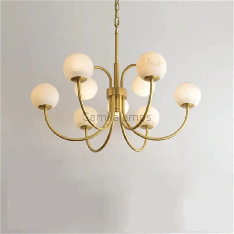 Alabaster Vintage Chandelier - Camilalamps - alaba-1464