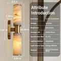 Alabaster Wall Sconce, 22
