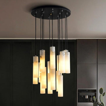 Alethea Alabaster Chandelier - Camilalamps - CAM - AL - 01
