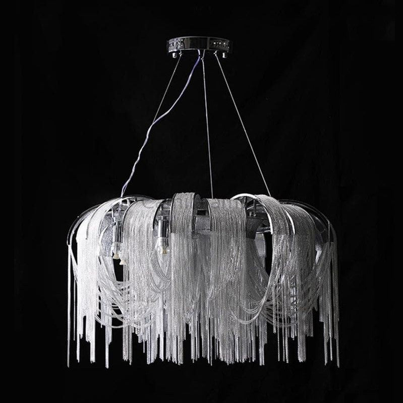 Alisa Aluminum Luxury Round Decor Chandelier - Camilalamps - OL-1aL1122-1C1914