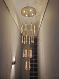 Allure Multi - LED Glass Staircase Chandelier 49 Lights - Camilalamps - Ca-1CLGSC-17