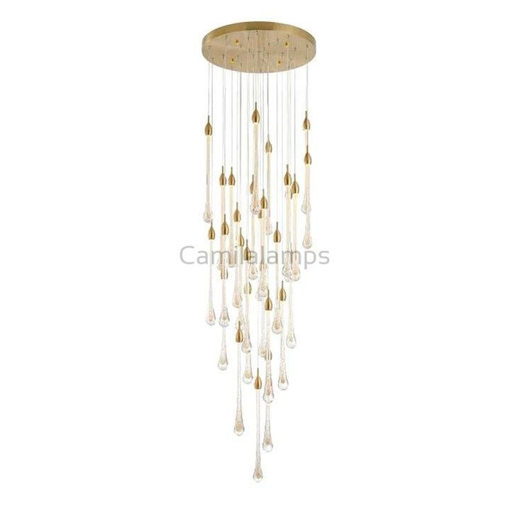 Allure Multi - LED Long Glass Chandelier - Camilalamps - CA - AMLGC - 6