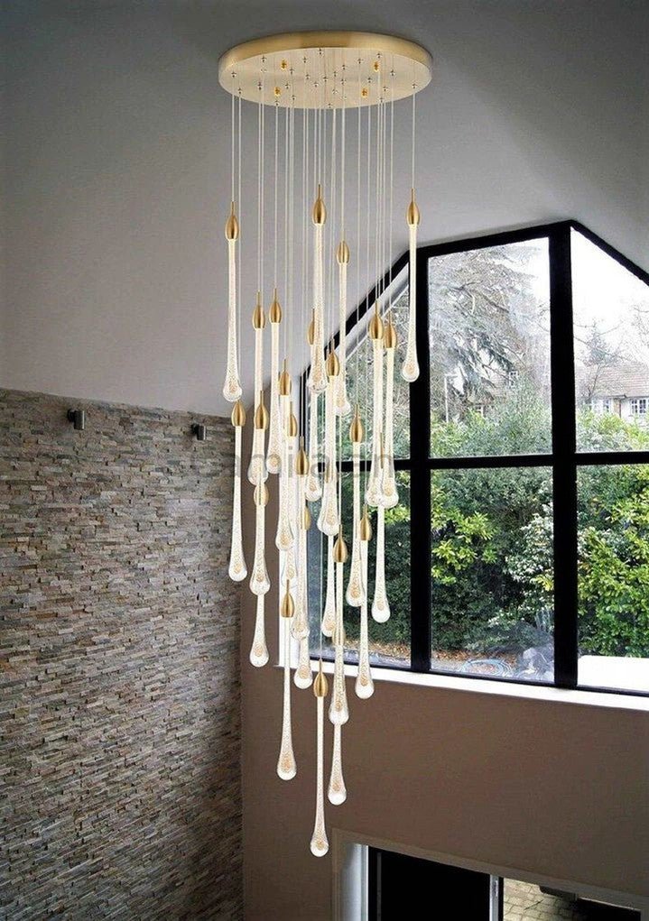 Allure Multi - LED Long Glass Chandelier - Camilalamps - CA - AMLGC - 6