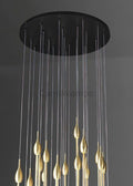 Allure Multi - LED Long Glass Chandelier - Camilalamps - Ca-1aCLGC-16