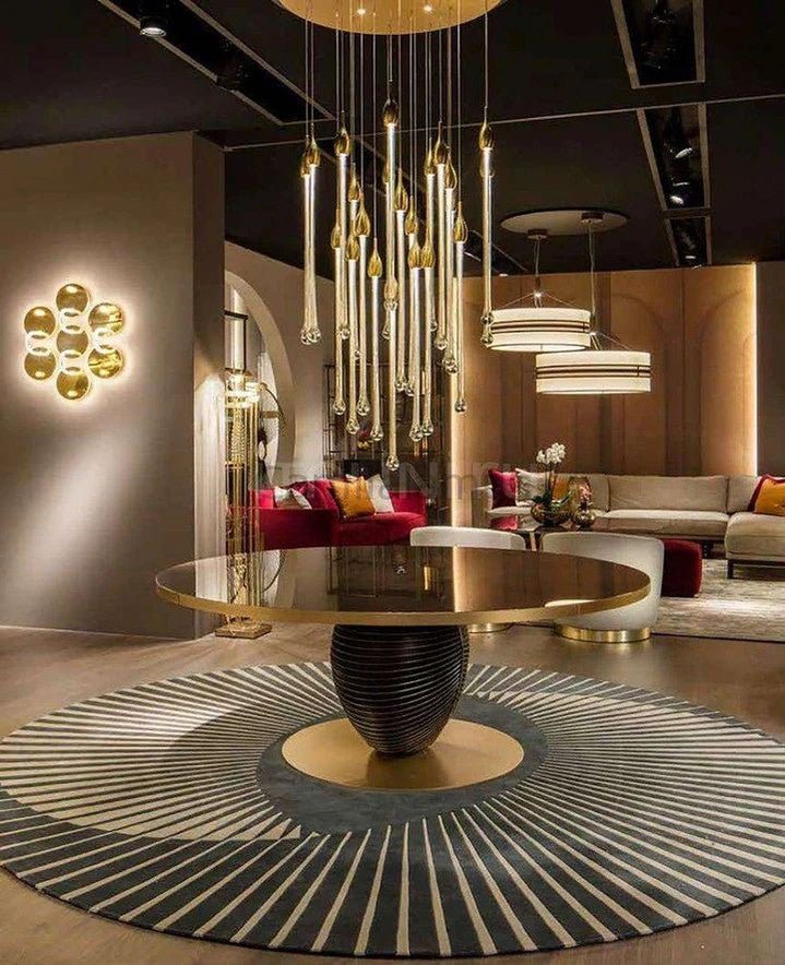 Allure Multi - LED Long Glass Chandelier - Camilalamps - CA - AMLGC - 4